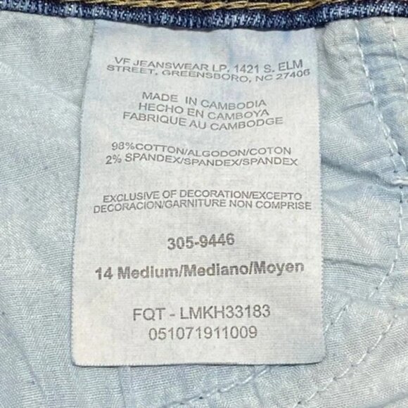 Lee Natural Bootcut Jeans Women’s 14 Blue Mid Rise Flap Pockets Stretch Denim - Picture 10 of 13